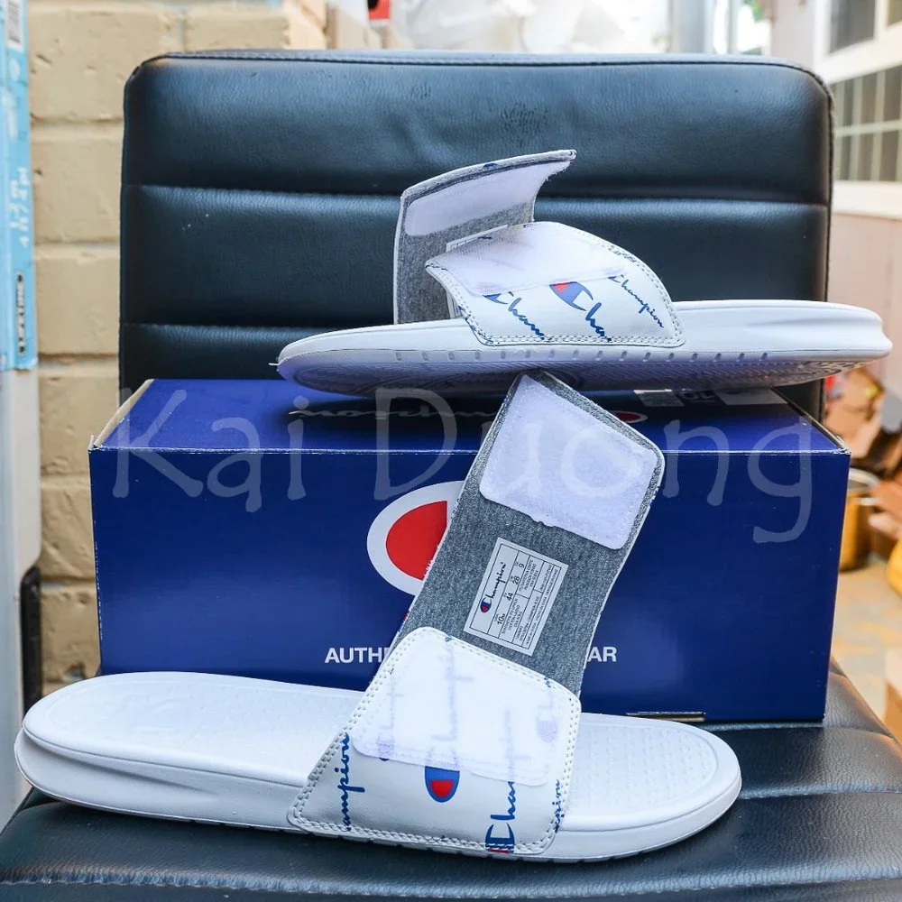 Champion Unisex Slide‎ WHITE